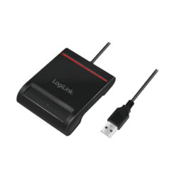LogiLink CR0047 smart card reader Binnen USB 2.0 Zwart - Afbeelding 2