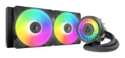 ARCTIC Liquid Freezer III Pro 280 A-RGB Processor Alles-in-één vloeistofkoeler 14 cm Zwart 1 stuk(s)