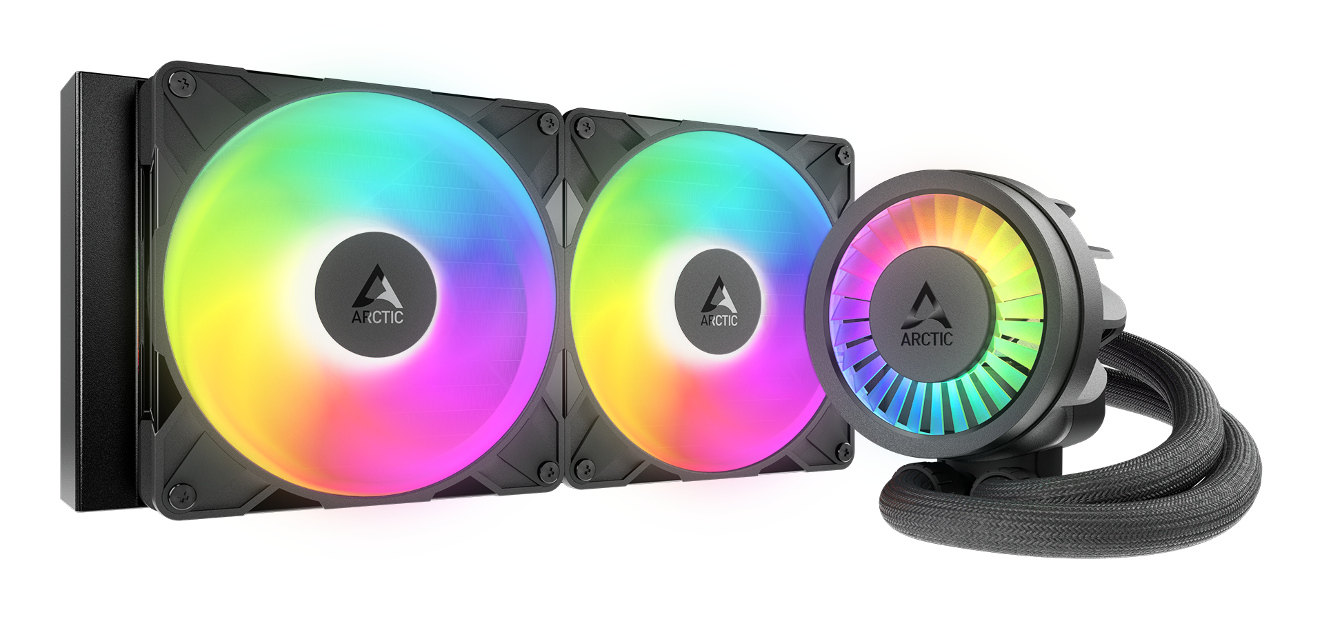 ARCTIC Liquid Freezer III Pro 280 A-RGB Processor Alles-in-één vloeistofkoeler 14 cm Zwart 1 stuk(s)