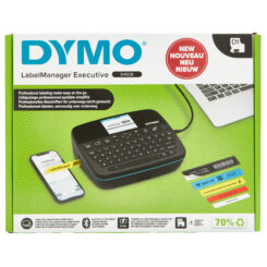 DYMO LabelManager Executive 640 CB draagbare labelprinter | Compacte labelmakermachine met QWERTY-toetsenbord | Bluetooth- en USB-connectiviteit | Compatibel met D1 standaard en duurzame labels - Afbeelding 2
