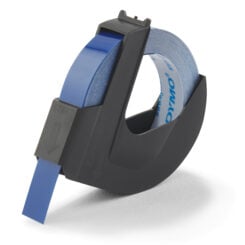 DYMO originele labeltape met reliëf | rollen van 9 mm x 3 m | Wit op blauw | Zelfklevend | Voor labelmakers voor reliëfdruk | 1 stuk - Afbeelding 2