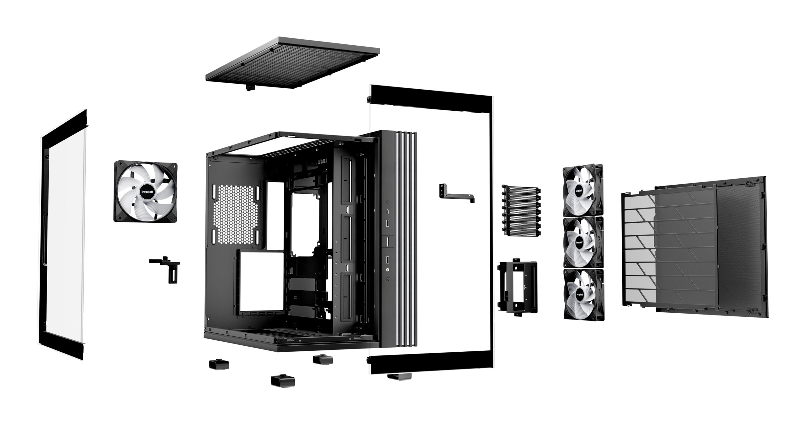 be quiet! LIGHT BASE 600 LX Black Midi Tower Zwart - Afbeelding 5