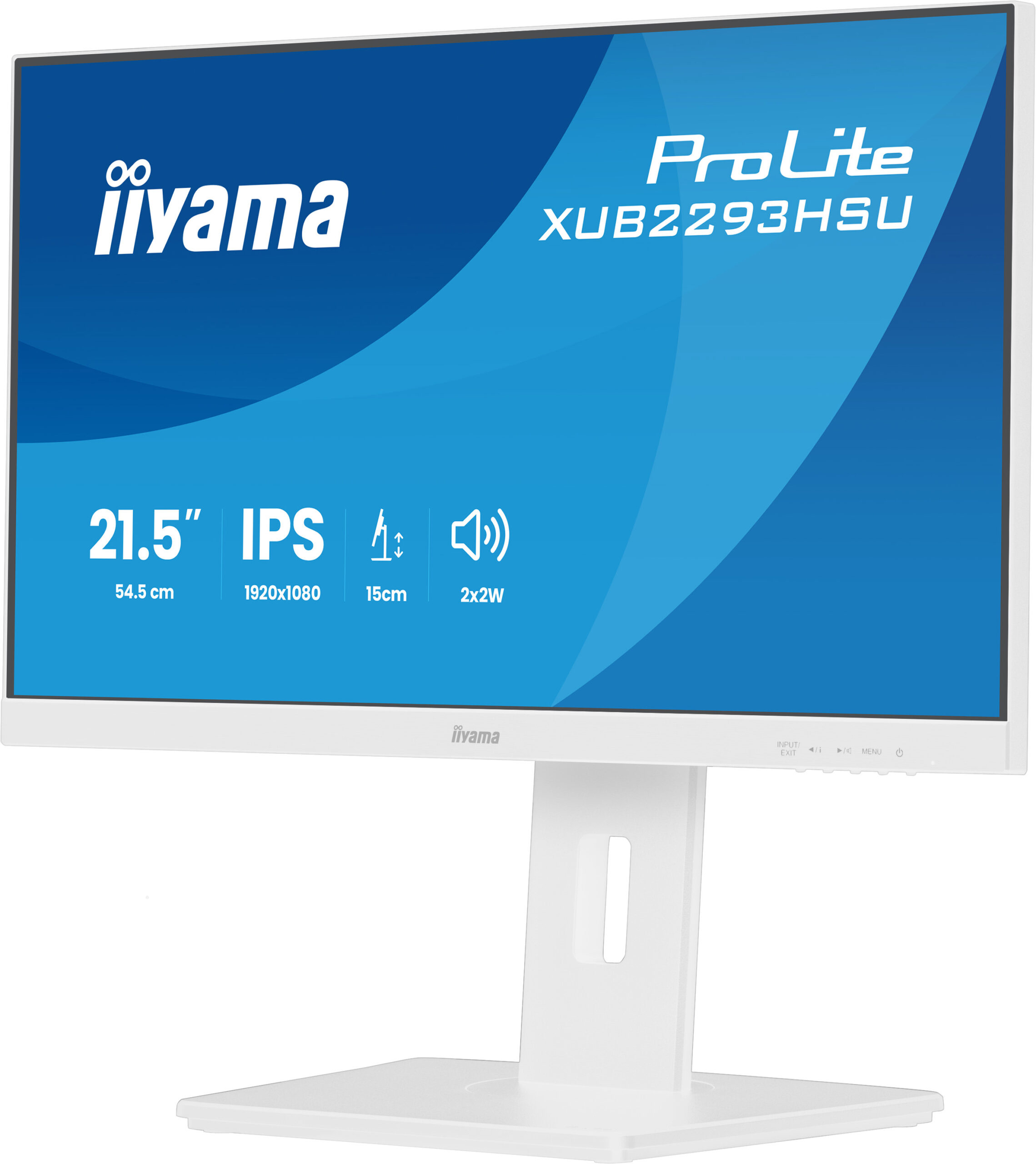 iiyama ProLite XUB2293HSU-W7 computer monitor 54,6 cm (21.5") 1920 x 1080 Pixels Full HD LED Wit - Afbeelding 6