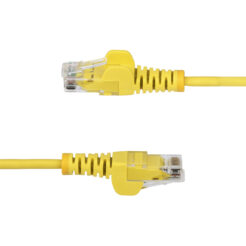 StarTech.com 2m Dunne CAT6 Ethernet Kabel, Geel, Snagless, 100W PoE, UTP, LSZH, 28AWG Pure Koperdraad, Slim RJ45 Netwerk Patchkabel met Trekontlasting, Fluke Getest - Afbeelding 4