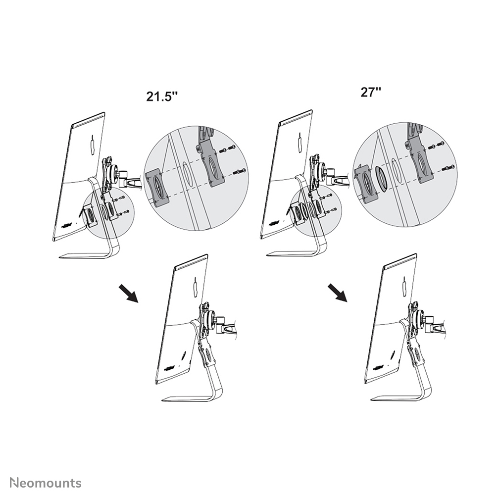 Neomounts FPMA-VESAMAC2127 iMac VESA-adapter - Afbeelding 3