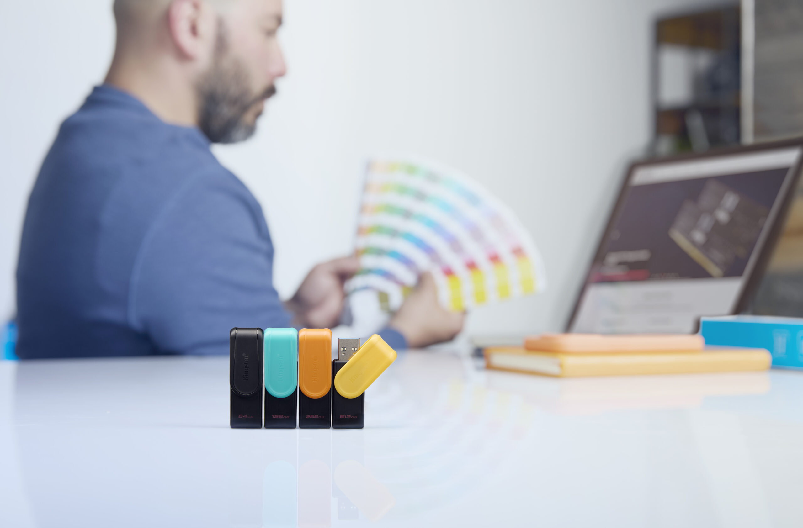 Kingston Technology DataTraveler 64GB Portable USB 3.2 Gen 1 Exodia S (Black/Black) - Afbeelding 8