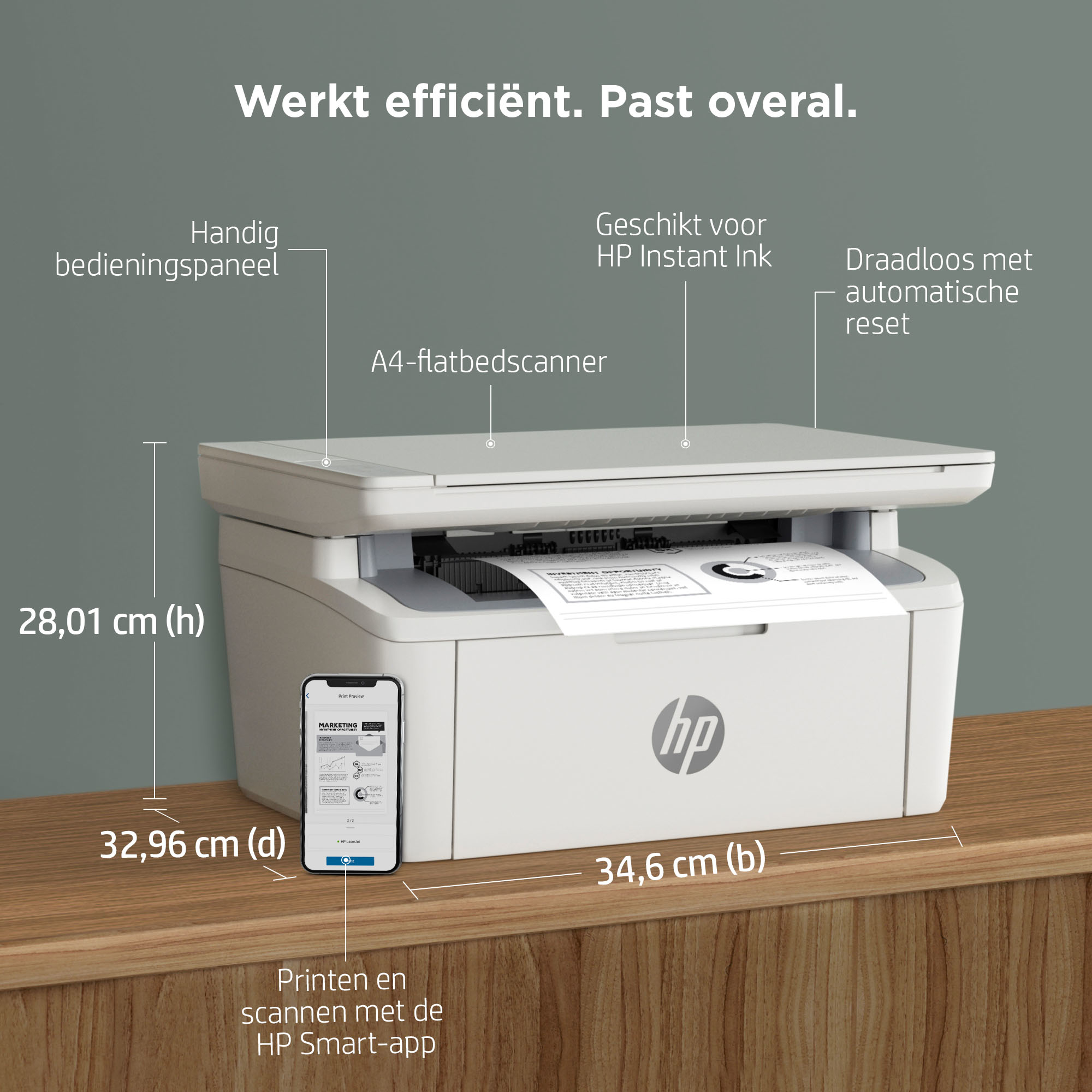 HP LaserJet MFP M140w printer - Afbeelding 13