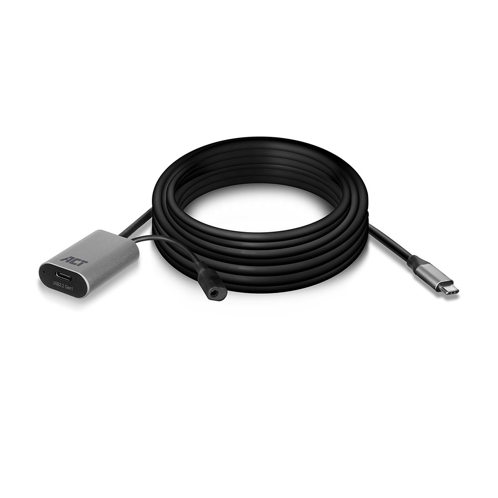 ACT USB-C 3.0 verlengkabel met signaalversterker, 5 meter - Afbeelding 2