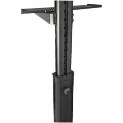 StarTech.com Mobiele Werkplek met Monitorsteun, CPU/PC Houder, Toetsenbord Lade - Ergonomisch Sta Bureau op Wielen - Mobiel Werkstation & Computermeubel - Mobiele Werkplek Trolley - Afbeelding 4