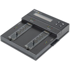 StarTech.com Standalone M.2 SATA & M.2 NVMe Duplicator en Wisser - HDD/SSD Cloner/Wiper voor M.2 PCIe AHCI/NVMe, M.2 SATA, 2.5/3.5" SATA Drives - Externe Hardeschijf Duplicator/Eraser, TAA - Afbeelding 2