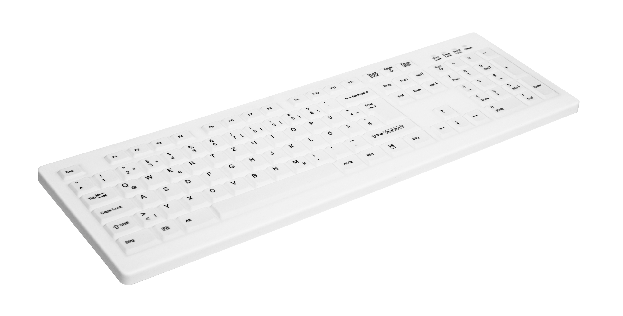 Contour Design Active Key AK-C8100F-U1-W/GE toetsenbord Medisch USB QWERTZ Duits Wit - Afbeelding 3
