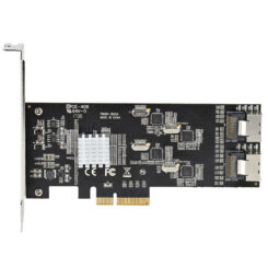 StarTech.com 8 Port SATA PCIe Kaart, PCI Express 6Gbps SATA Uitbreidingkaart met 4 Host Controllers, SATA PCIe Controller Kaart, PCI-e x4 Gen 2 naar SATA III, SATA HDD/SSD - Afbeelding 3