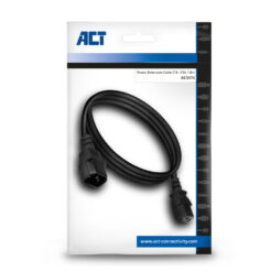 ACT Voedingskabel C13 - C14 zwart 1,8 m - Afbeelding 5