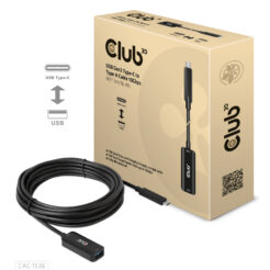 CLUB3D USB Gen2 Type-C to Type-A Cable 10Gbps M/V 5m - Afbeelding 4