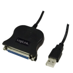 LogiLink UA0054A parallelle kabel Zwart 1,8 m
