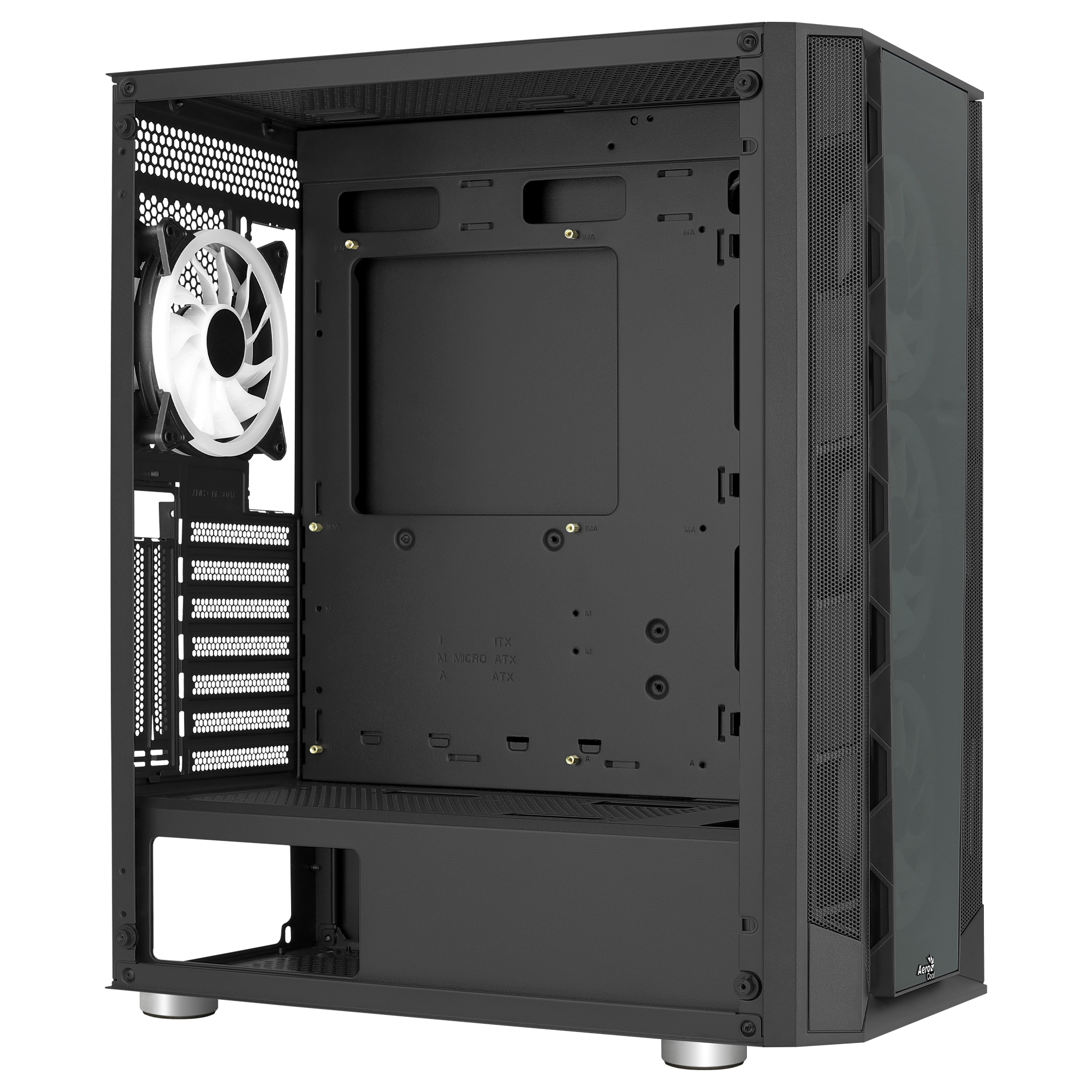 Aerocool Prism ARGB Midi Tower Zwart - Afbeelding 10