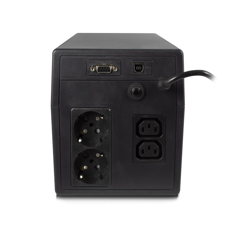 ACT Line Interactive UPS 1000VA - 600W met AVR, lcd-display - Afbeelding 3