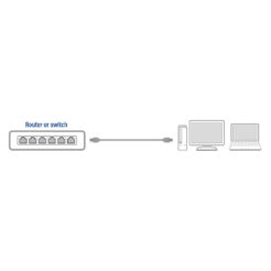 ACT Zwart 10,0 meter U/UTP CAT6 patchkabel met RJ45 connectoren - Afbeelding 4