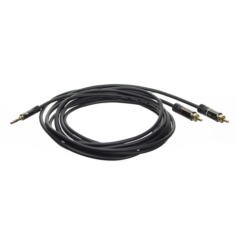 ACT Audio aansluitkabel 3,5mm naar 2x RCA 1,5m - Afbeelding 3