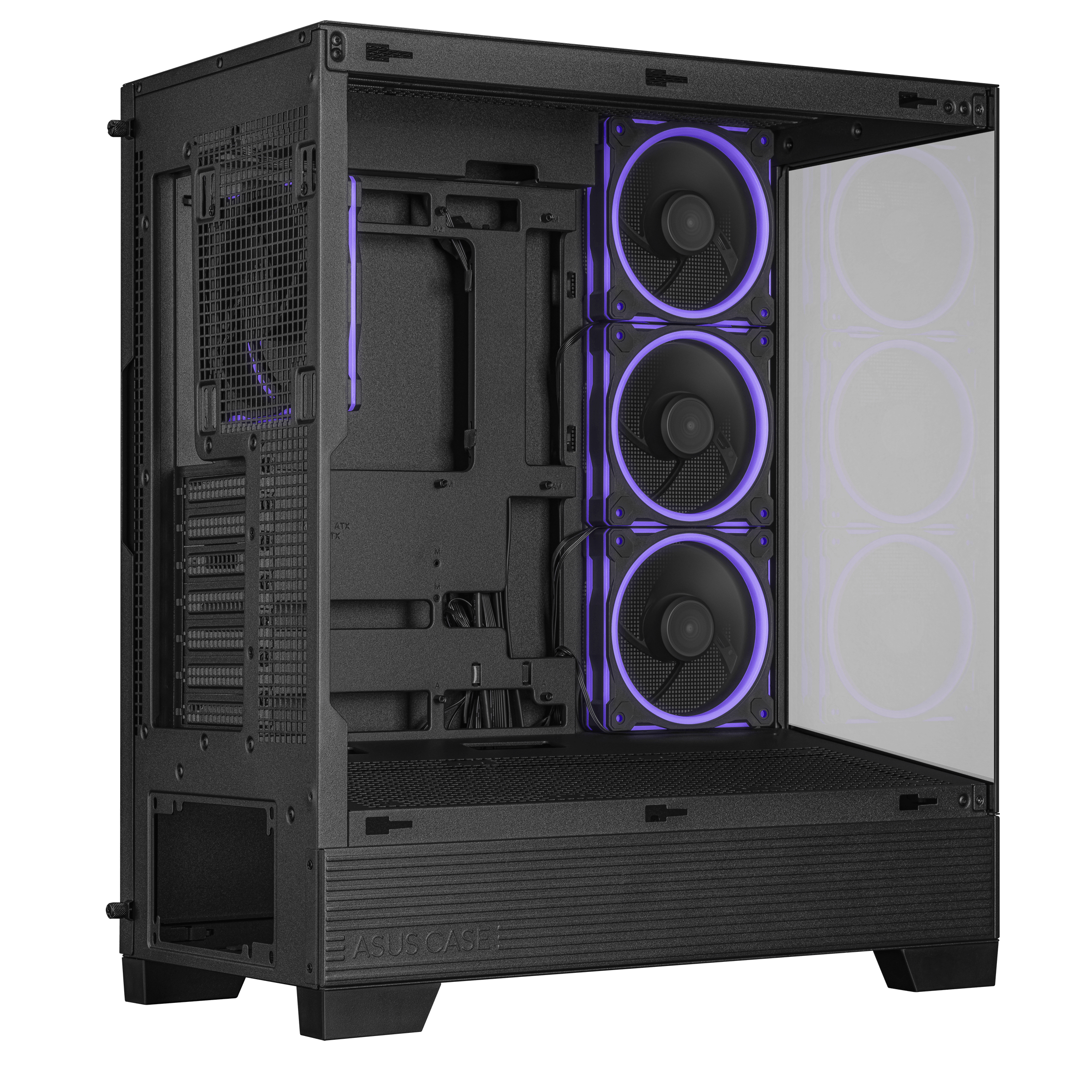 ASUS A31 Plus TG ARGB BLACK Midi Tower Zwart - Afbeelding 6