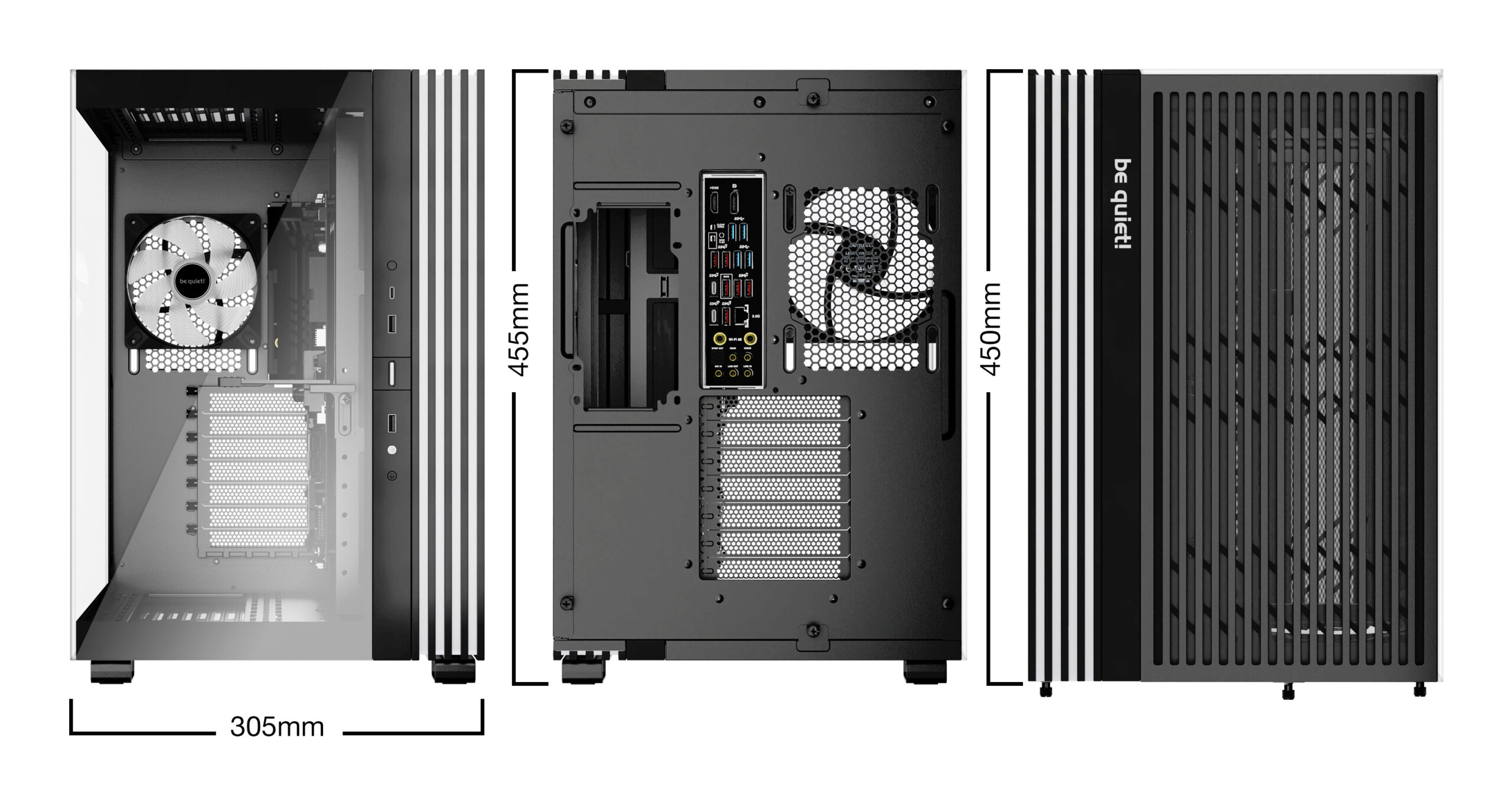 be quiet! LIGHT BASE 600 LX Black Midi Tower Zwart - Afbeelding 3