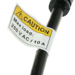ACT Netsnoer C14 - Type F female (max. stroom 10A) zwart 0,6 m - Afbeelding 3