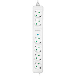 LogiLink LPS271 power uitbreiding 1,5 m 6 AC-uitgang(en) Binnen Wit - Afbeelding 3