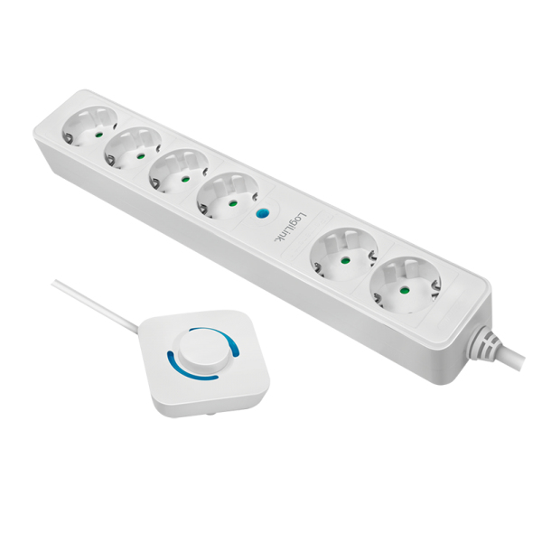 LogiLink LPS271 power uitbreiding 1,5 m 6 AC-uitgang(en) Binnen Wit - Afbeelding 5
