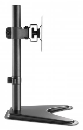Manhattan Bureaubeugel voor TV’s en monitoren, kantelbaar en draaibaar, monitorstandaard, voor schermen 10"–27", VESA-compatibiliteit: 75x75 en 100x100 mm (controleer de afmetingen van de vier montagegaten aan de achterzijde), max. 7 kg, zwart - Afbeelding 6