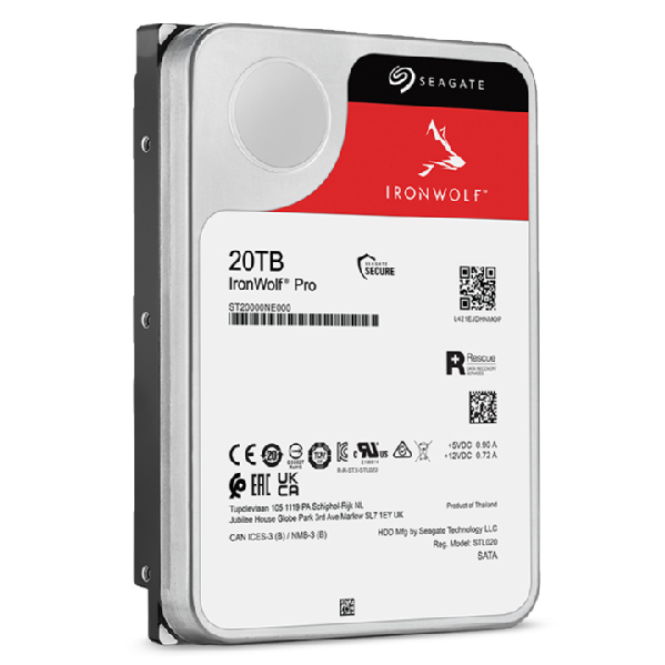 Seagate IronWolf Pro ST20000NT001 interne harde schijf 20 TB 7200 RPM 256 MB 3.5" - Afbeelding 7