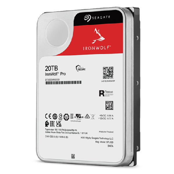 Seagate IronWolf Pro ST20000NT001 interne harde schijf 20 TB 7200 RPM 256 MB 3.5" - Afbeelding 6
