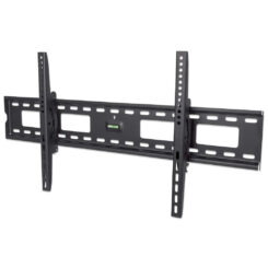 Manhattan Wandbeugel voor TV’s en monitoren (Kantelbaar), voor schermen 37"–75", VESA-compatibiliteit: van 200×200 tot 800×400 mm (controleer de afmetingen van de vier montagegaten aan de achterzijde), max 75 kg, zwart