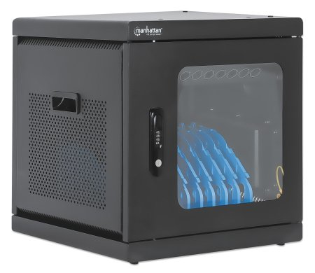 Manhattan 180924 wagen en kast voor management van draagbare apparatuur Kast voor draagbaar apparaatbeheer Zwart - Afbeelding 3