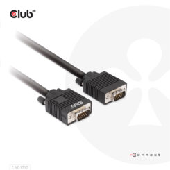 CLUB3D VGA Cable Bidirectional M/M 10m/32.8ft 28AWG - Afbeelding 2