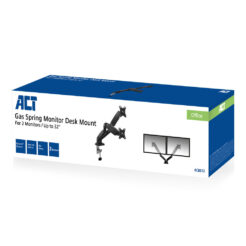 ACT Monitorarm 32" office met gasveer, 2 schermen - Afbeelding 3