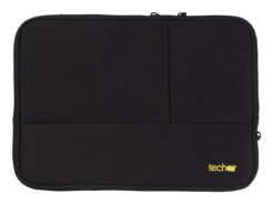Techair Classic pro 33,8 cm (13.3") Opbergmap/sleeve Zwart