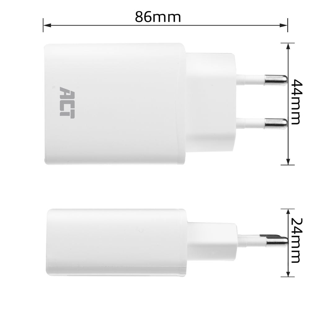 ACT Compacte USB-C Lader 20W voor snel opladen - Afbeelding 4