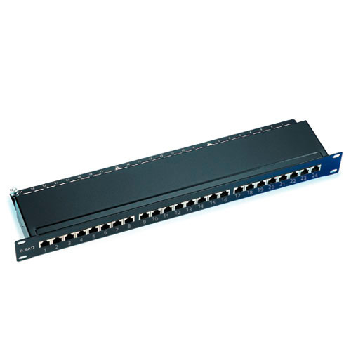 ACT Patchpanel CAT6 shielded 24 poorten met cover - Afbeelding 2