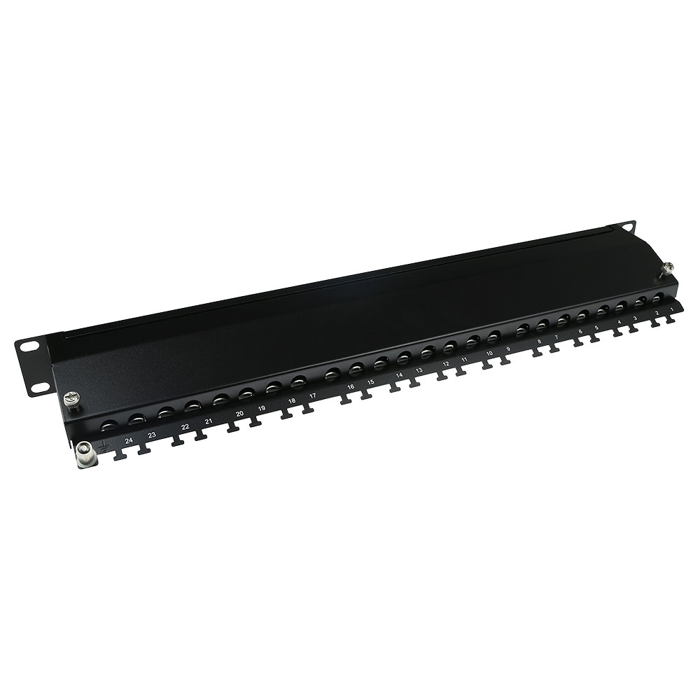 ACT Patchpanel CAT6A shielded 24 poorten met cover - Afbeelding 3