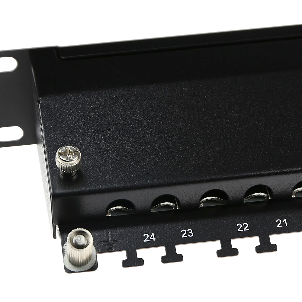 ACT Patchpanel CAT6A shielded 24 poorten met cover - Afbeelding 5