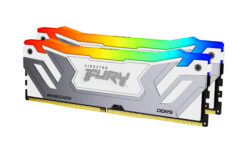 Kingston Technology FURY 48GB 8400MT/s DDR5 CL40 CUDIMM (set van 2) Renegade RGB White XMP - Afbeelding 2