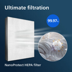 Philips Origineel vervangend filter FY1410/30 HEPA NanoProtect-filter - Afbeelding 4