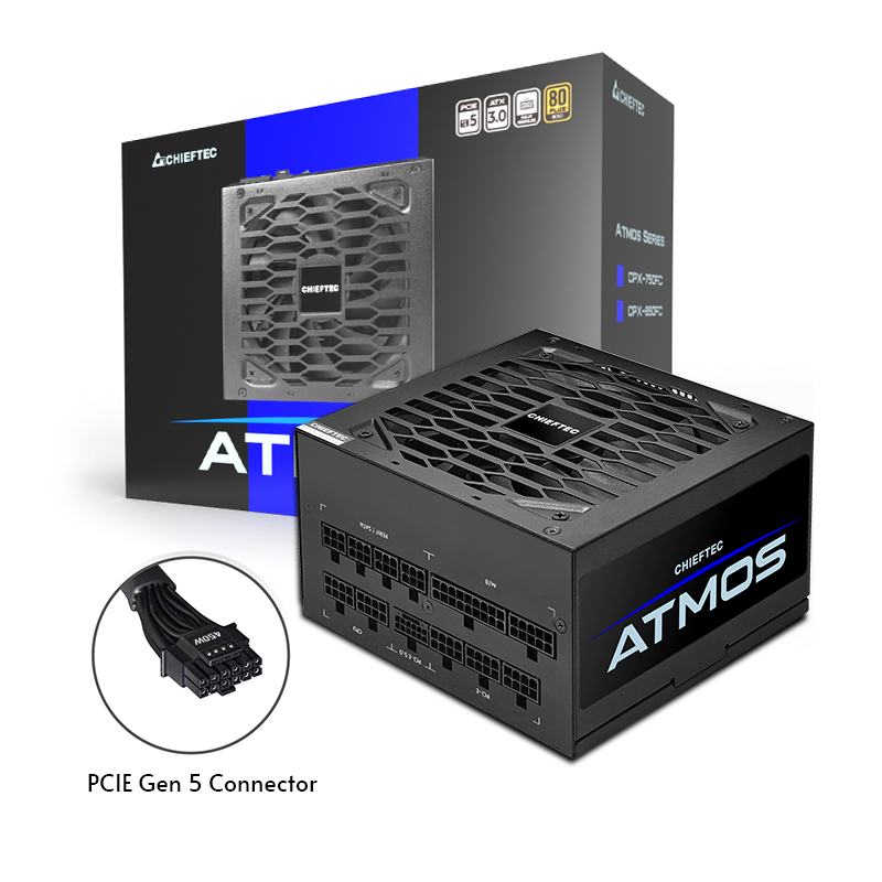 Chieftec Atmos power supply unit 750 W 20+4 pin ATX ATX Zwart - Afbeelding 6