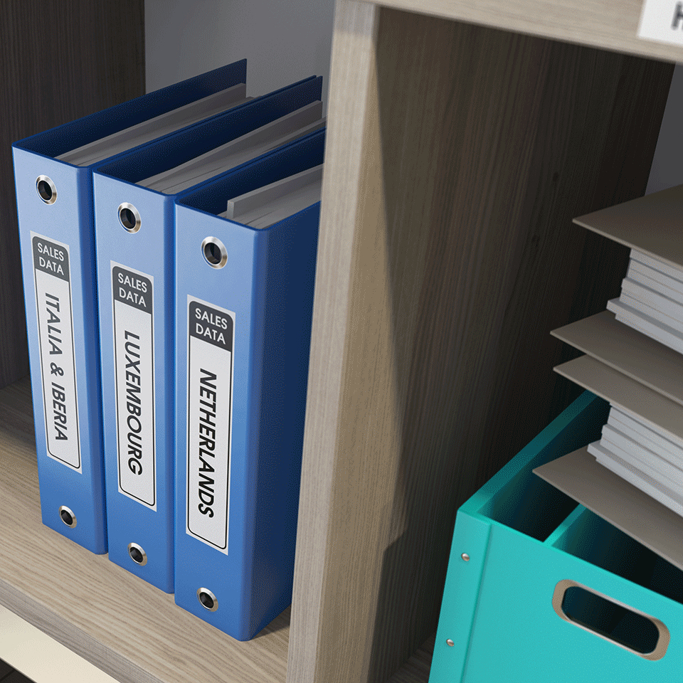 Brother DK-22210 labelprinter-tape Zwart op wit - Afbeelding 4