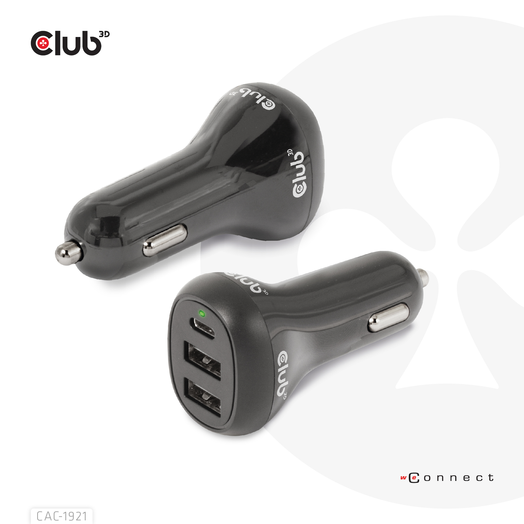 CLUB3D Notebook / Laptop Car Charger 36 Watt - Afbeelding 9