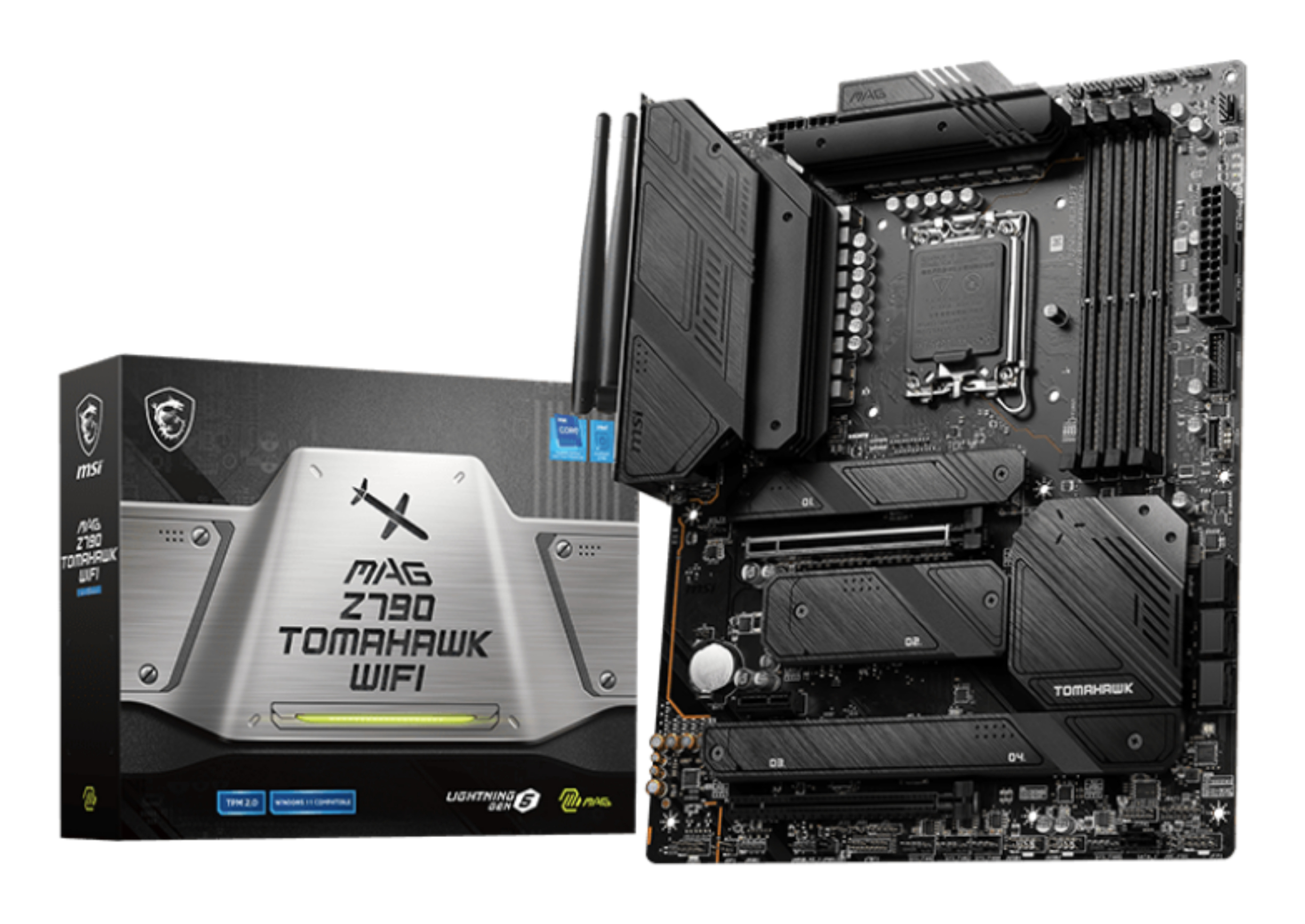 MSI MAG Z790 TOMAHAWK WIFI moederbord Intel Z790 LGA 1700 ATX - Afbeelding 2