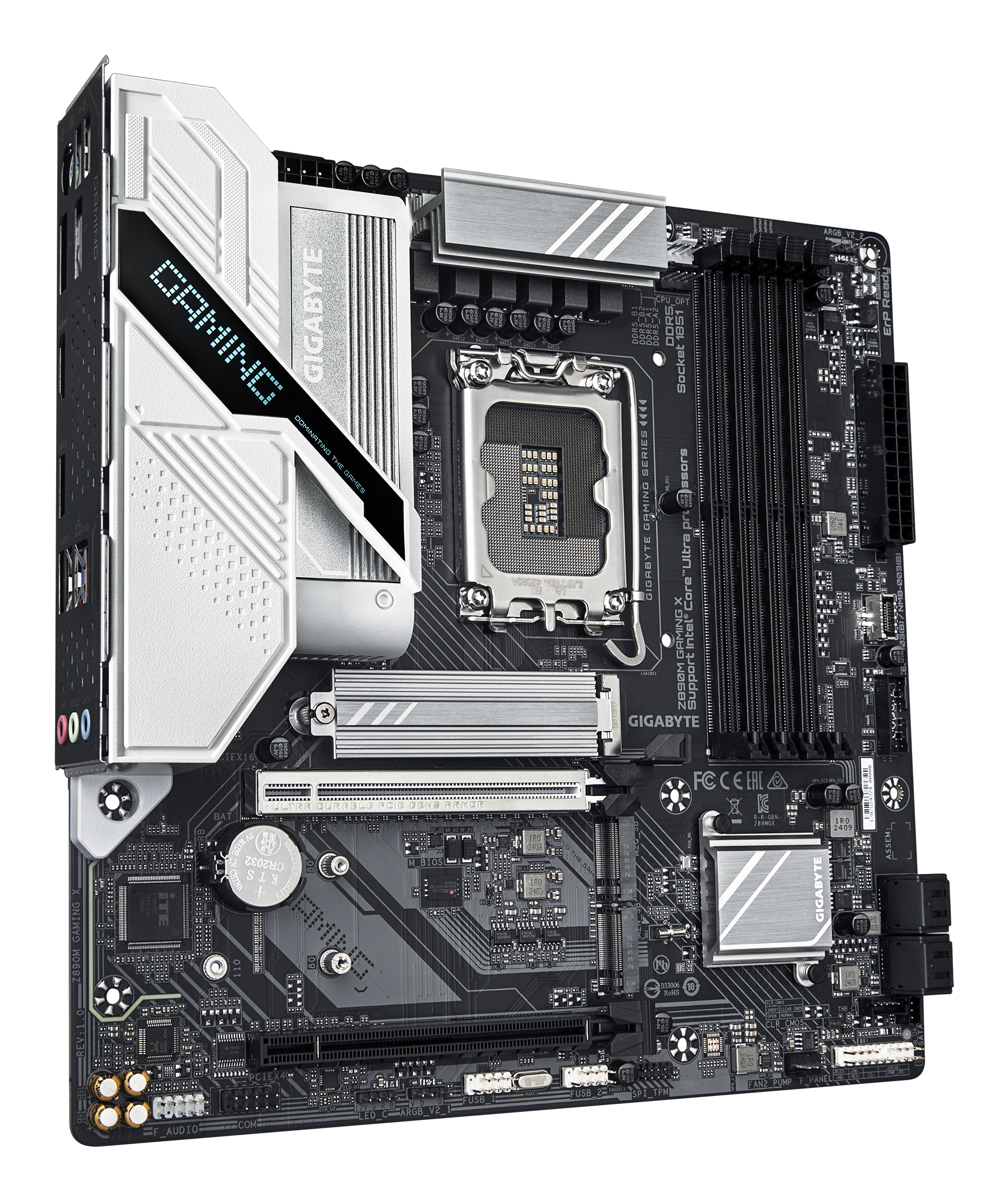 GIGABYTE Z890M GAMING X moederbord Intel Z890 LGA 1851 (Socket V1) micro ATX - Afbeelding 4