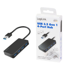LogiLink UA0396 interface hub USB 3.2 Gen 1 (3.1 Gen 1) Type-A 5000 Mbit/s Zwart - Afbeelding 7