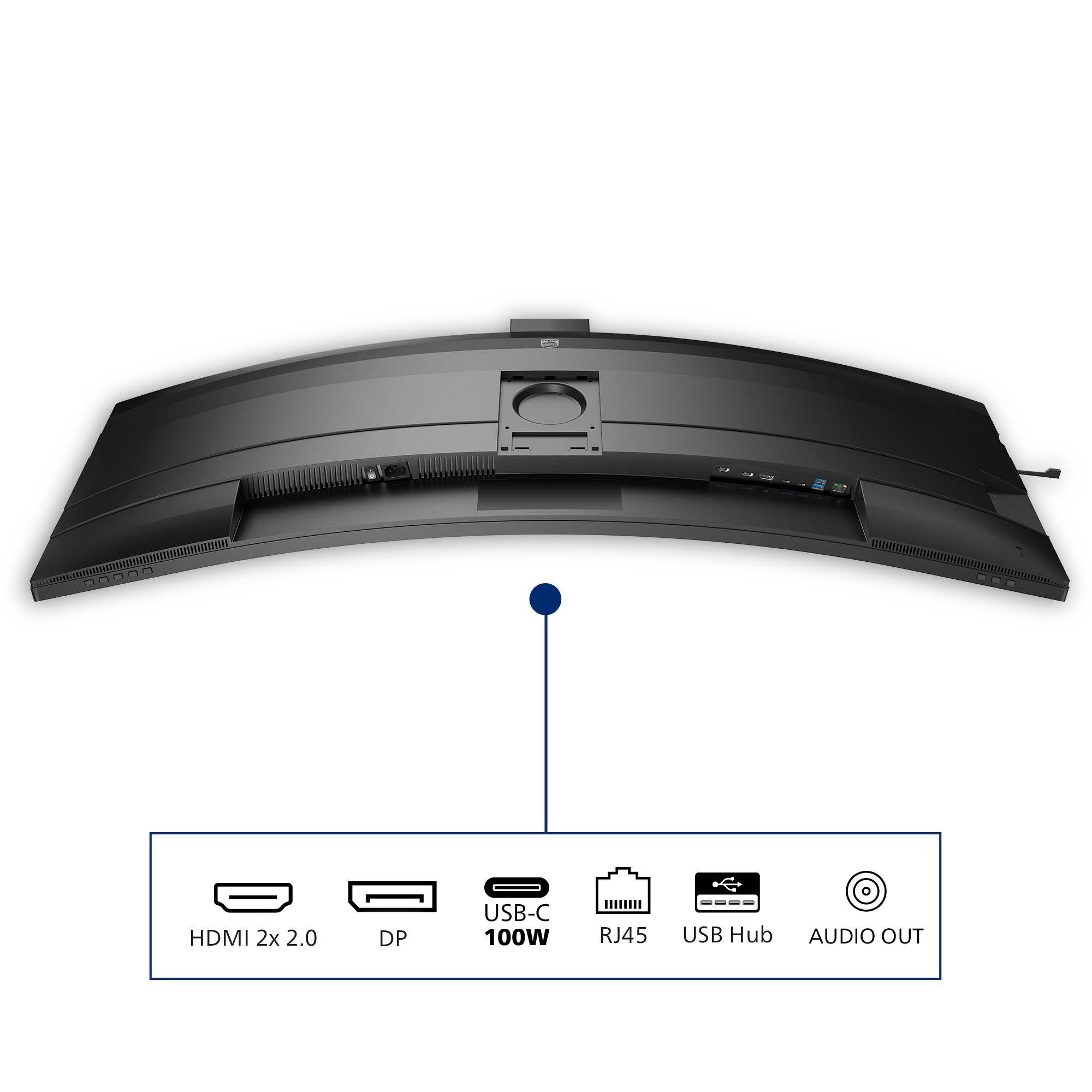 Philips 49B2U6900CH/00 computer monitor 124 cm (48.8") 5120 x 1440 Pixels Dual QHD LCD Zwart - Afbeelding 7