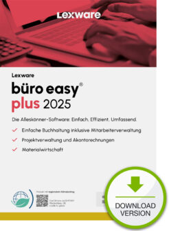 Lexware büro easy plus 2025 Download Jahresversion (365-Tage) Boekhouding 1 jaar